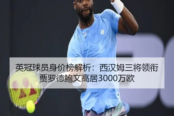 英冠球员身价榜解析：西汉姆三将领衔 贾罗德鲍文高居3000万欧（BEIBOSPORTS）